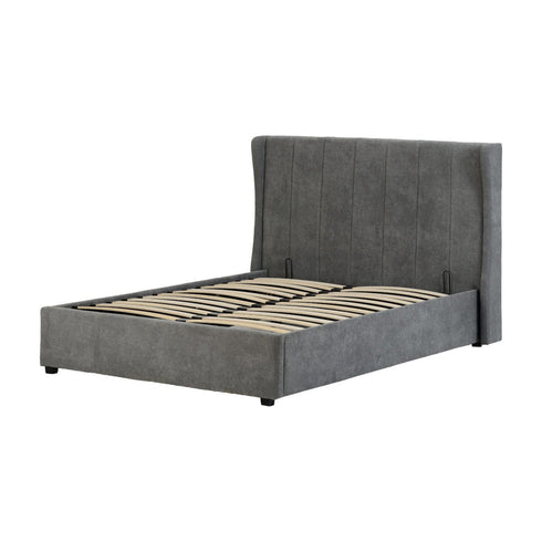 Amelia Plus 5FT Storage Bed - Dark Grey Fabric